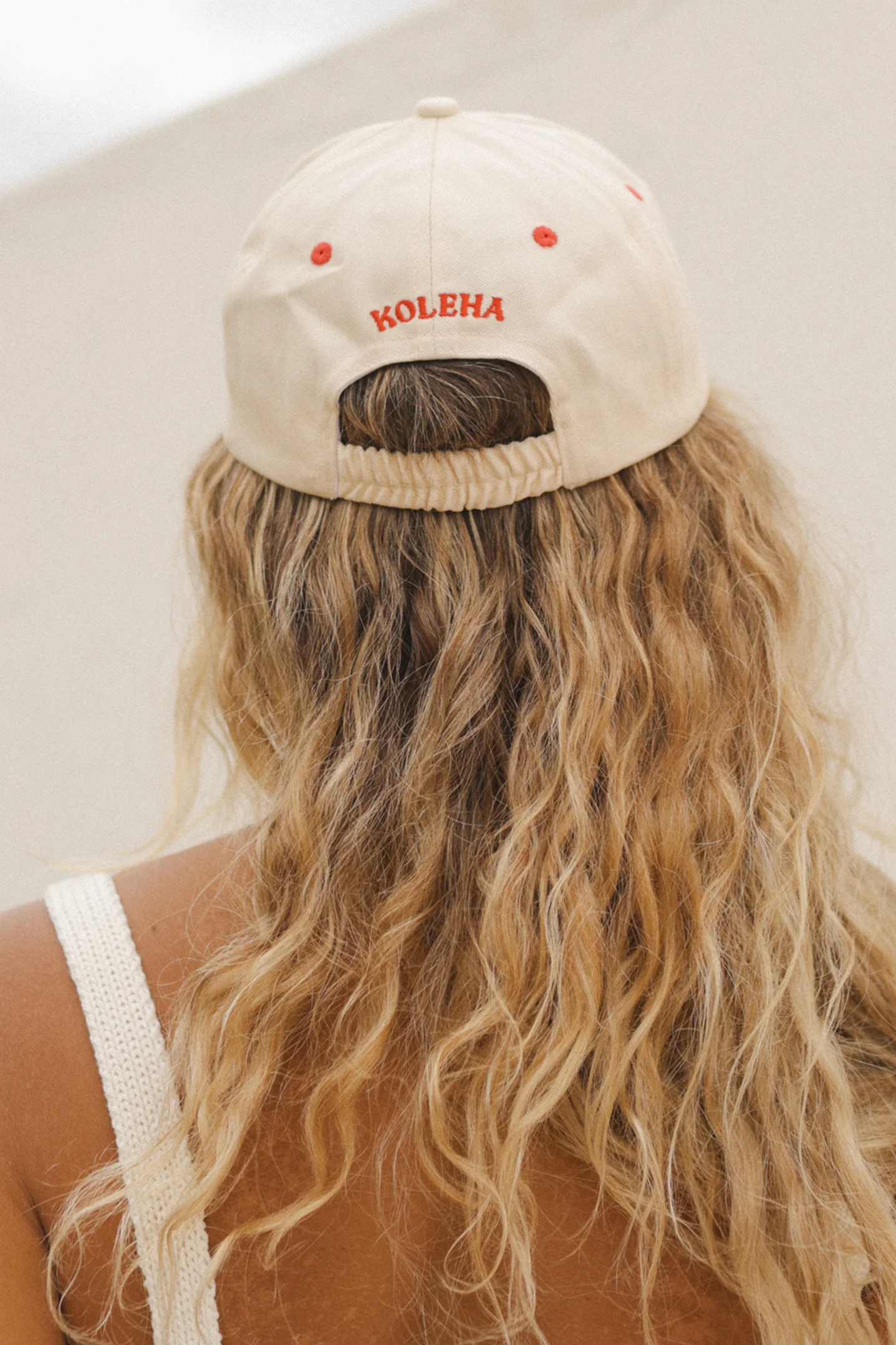 Swim Club Cap - Red & Cream - Image 4